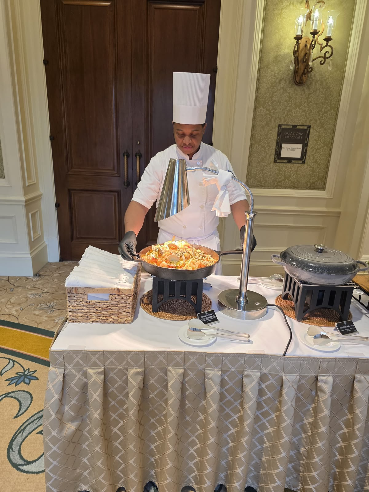 Polaris participant gaining hands-on culinary experience